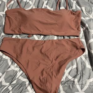 PLUS SIZE NUDE TWO PIECE BIKINI 4X